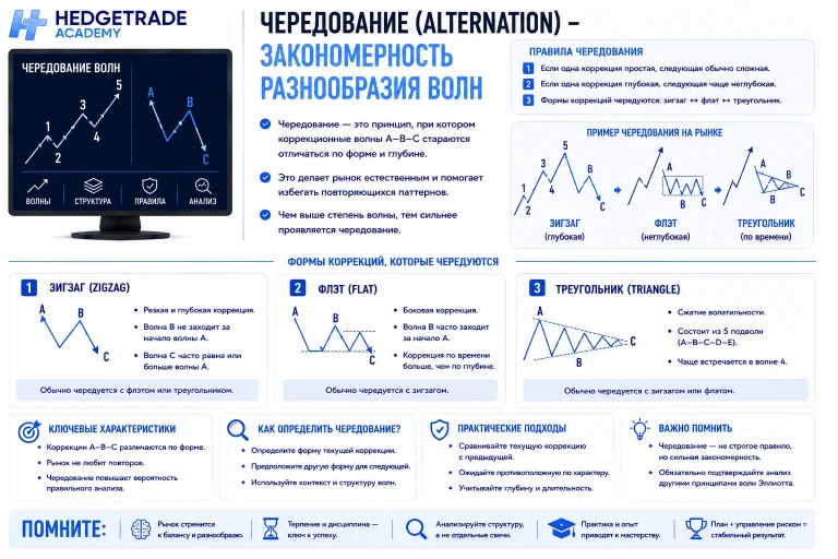 Чередование волн