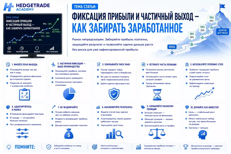 Фиксация прибыли и частичный выход
