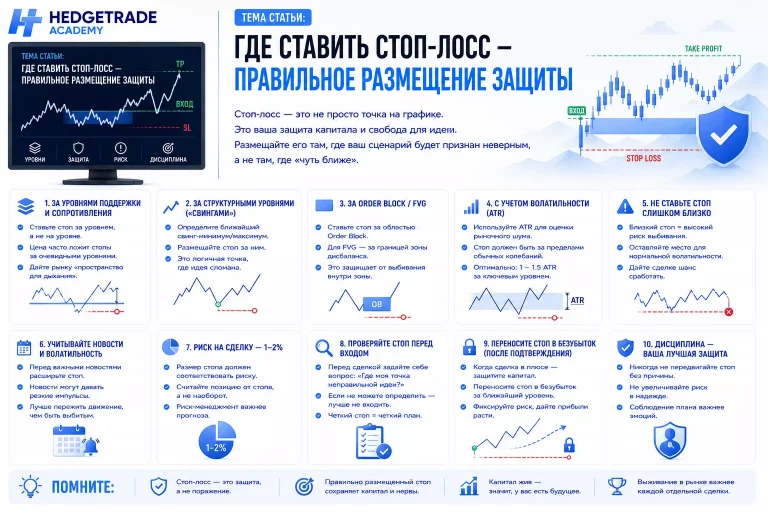 Где ставить стоп-лосс