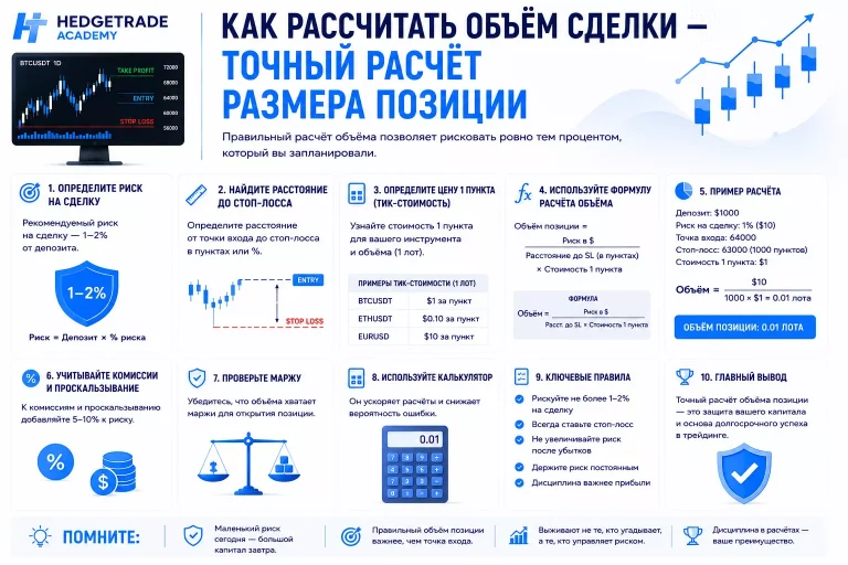 Как рассчитать объём сделки