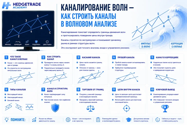 Как строить каналы в волновом анализе