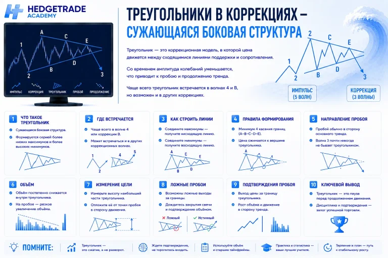 Треугольники в коррекции