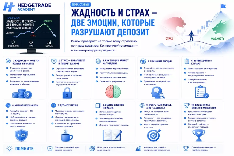 К чему приводят жадность и страх